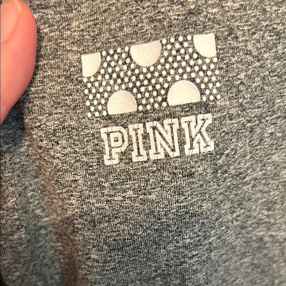 PINK Black and Gray Long Sleeve pullover - Picture 2 of 6